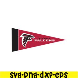 Atlanta Falcons Flags SVG PNG EPS, NFL Team SVG, National Football League SVG