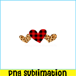 Buffalo Plaid Hearts PNG, Sweet Valentine PNG, Valentine Holidays PNG