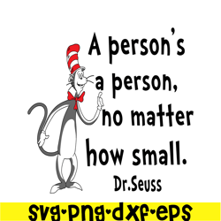 A Person Quote SVG, Dr Seuss SVG, Dr Seuss Quotes SVG DS2051223299
