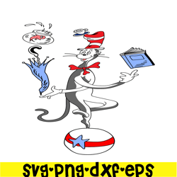 The Cat Circus Performances SVG, DR Seuss SVG, Cat In The Hat SVG DS2051223340