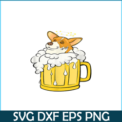 Corgi Dog Beer Drinking PNG Drinking Party PNG Corgi And Beer PNG