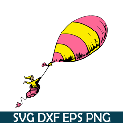 oh the places you go balloon SVG, Dr Seuss SVG, Cat In The Hat SVG DS105122323