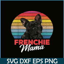 Cute Frenchie Mama PNG, French Bulldog PNG, French Dog Artwork PNG