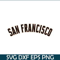 San Francisco The Text SVG, Major League Baseball SVG, Baseball SVG MLB204122392