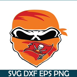 Buccaneers The Masked Skull SVG PNG DXF EPS, Football Team SVG, NFL Lovers SVG NFL229112361