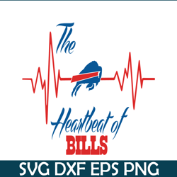 The Heartbeat Of Bills PNG DXF EPS, Football Team PNG, NFL Lovers PNG NFL229112385