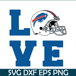 The Love Of Bills PNG DXF EPS, Football Team PNG, NFL Lovers PNG NFL229112386