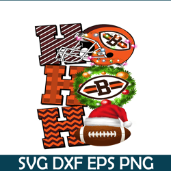 Hohoho Browns PNG, Christmas NFL Team PNG, National Football League PNG