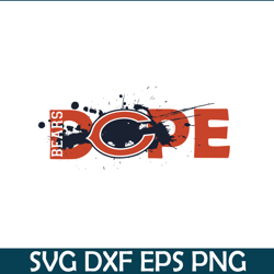 Dope Chicago Bears SVG PNG EPS, National Football League SVG, NFL Lover SVG
