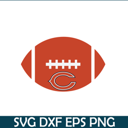 Chicago Bears Ball SVG PNG EPS, NFL Team SVG, National Football League SVG