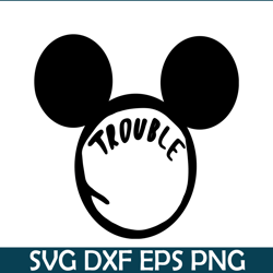 Mickey Trouble SVG, Dr Seuss SVG, Cat in the Hat SVG DS104122389