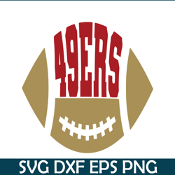San Francisco 49ers Yellow Ball SVG PNG DXF EPS, Football Team SVG, NFL Lovers SVG NFL2291123185