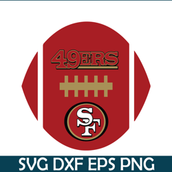 San Francisco 49ers Red Ball SVG PNG DXF, Football Team SVG, NFL Lovers SVG NFL2291123186