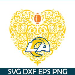 LA Rams Heart SVG PNG EPS , Football Team SVG, NFL Lovers SVG NFL229112326