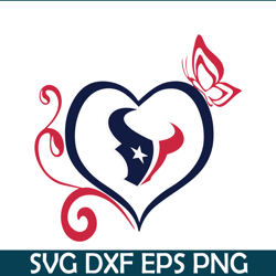 Houston Texans Big Heart SVG PNG DXF EPS, Football Team SVG, NFL Lovers SVG NFL230112376