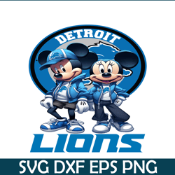 Mickey Detroit Lions PNG, Football Team PNG, NFL PNG