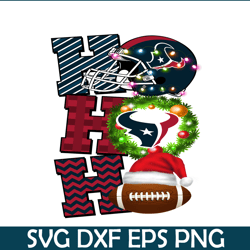 Hohoho Texans PNG, Christmas NFL Team PNG, National Football League PNG