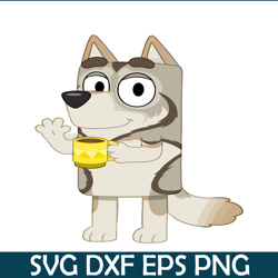 Bluey Character SVG PNG PDF Wolfdog SVG Bluey Movie SVG