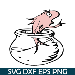 The Pink Fish SVG, Dr Seuss SVG, Cat In The Hat SVG DS205122328