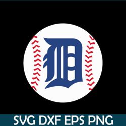 Detroit Tigers The Ball SVG, Major League Baseball SVG, MLB Lovers SVG MLB01122363