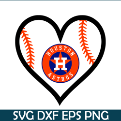 Houston Astros The Black Heart SVG, Major League Baseball SVG, MLB Lovers SVG MLB01122381