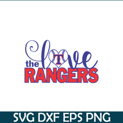 Love Of Texas Rangers SVG, Major League Baseball SVG, Baseball SVG MLB2041223143