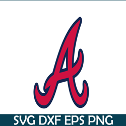 Pink Text Atlanta Braves SVG PNG DXF EPS AI, Major League Baseball SVG, MLB Lovers SVG MLB30112317