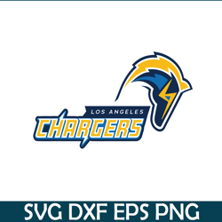 LA Chargers Logo Text SVG PNG EPS, USA Football SVG, NFL Lovers SVG