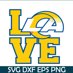 LA Rams Love SVG PNG EPS, Football Team SVG, NFL Lovers SVG NFL229112335