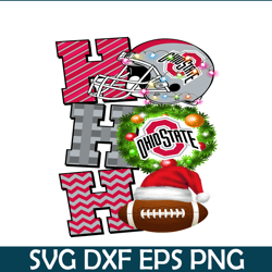 Ohio State Buckeyes PNG Merry Christmas Football PNG NFL PNG