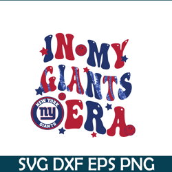 Glitter In My Giants Era PNG, Giants Team PNG, NFL PNG