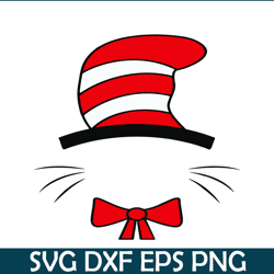 Cat in the hat Monogram SVG, Dr Seuss SVG, Cat in the Hat SVG DS105122301