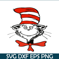 The Cat Face SVG, Dr Seuss SVG, Cat In The Hat SVG DS205122333