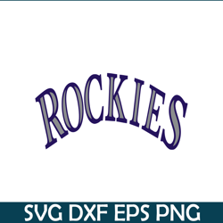 Rockies Team SVG PNG DXF EPS AI, Major League Baseball SVG, MLB Lovers SVG MLB01122347