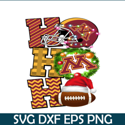 Minnesota Golden Gophers PNG Merry Christmas Football PNG NFL PNG