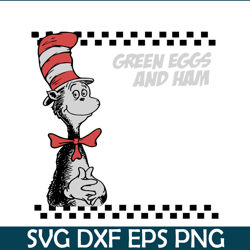Green eggs and ham rab SVG, Dr Seuss SVG, Cat In The Hat SVG DS105122343