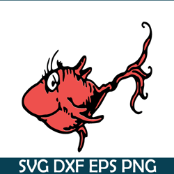 The Happy Red Fish SVG, Dr Seuss SVG, Cat In The Hat SVG DS205122355