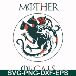 Mother of cats svg, png, dxf, eps file FN000410