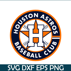 Houston Astros The Black Orange Logo SVG, Major League Baseball SVG, MLB Lovers SVG MLB01122374
