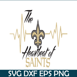 The Heartbeat Of Saints SVG PNG DXF EPS, Football Team SVG, NFL Lovers SVG NFL1281123103