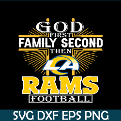 God Family Second Rams PNG, Football Team PNG, NFL Lovers PNG NFL229112325