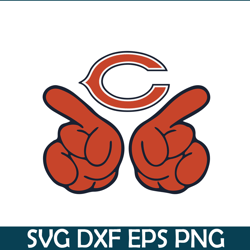 Love For C Bears SVG PNG EPS, National Football League SVG, NFL Lover SVG