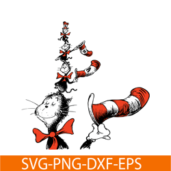 Many Cats With The Hats SVG, Dr Seuss SVG, Cat in the Hat SVG DS104122339