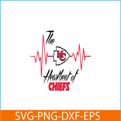 The Kansas City Heart Beat Of Chiefs SVG PNG DXF, Kansas City Chiefs SVG, Kelce Bowl SVG