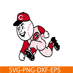 Cincinnati Reds The Baseball Player SVG PNG DXF EPS AI, Major League Baseball SVG, MLB Lovers SVG MLB01122322