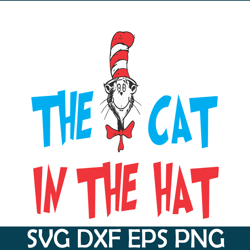 The Cat In The Hat SVG, Dr Seuss SVG, Dr Seuss Quotes SVG DS1051223125