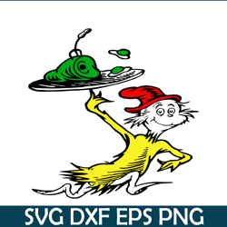 Green eggs and ham SVG, Dr Seuss SVG, Cat In The Hat SVG DS105122344