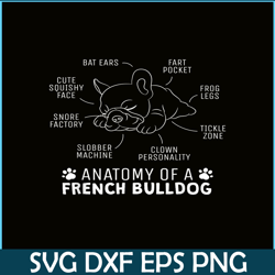 Anatomy Of A French Bulldog PNG, Frenchie Bulldog PNG, French Dog Artwork PNG
