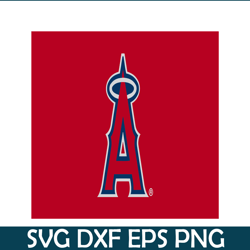 Los Angeles Angels Red Flag SVG, Major League Baseball SVG, MLB Lovers SVG MLB011223102
