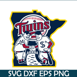 Minnesota Twins Unique Logo SVG, Major League Baseball SVG, Baseball SVG MLB204122308